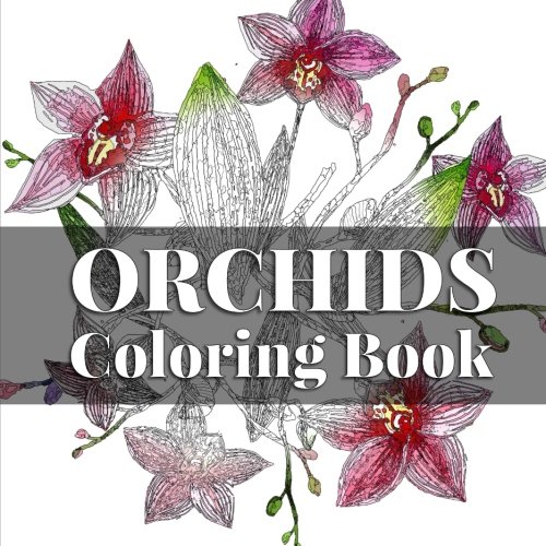 Beispielbild fr Orchids Coloring Book: Relaxing art therapy for all ages (Island Color) zum Verkauf von GF Books, Inc.