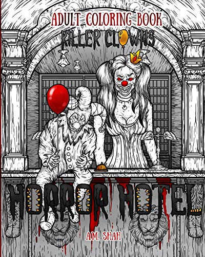 Stock image for Adult Coloring Book Horror Hotel: Killer Clowns for sale by Ergodebooks