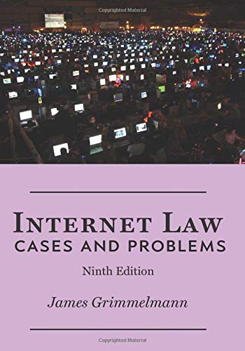 Stock image for Internet Law: Cases and Problems for sale by BooksRun