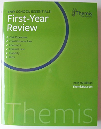 Beispielbild fr Law School Essentials 1st Year Review zum Verkauf von Better World Books