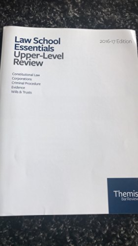 Beispielbild fr Themis Law School Essentials: Upper-Level Review 2015-16 Edition zum Verkauf von Better World Books