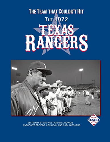 Stock image for The Team That Couldn't Hit: The 1972 Texas Rangers (The SABR Baseball Library) for sale by Lucky's Textbooks