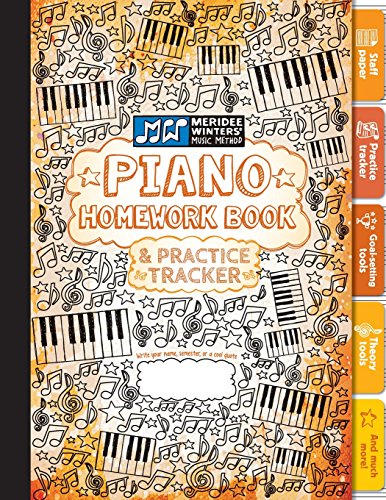 9781943821099: Piano Homework Book and Practice Tracker (Orange)