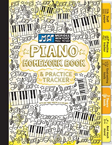 9781943821105: Piano Homework Book and Practice Tracker (Yellow)