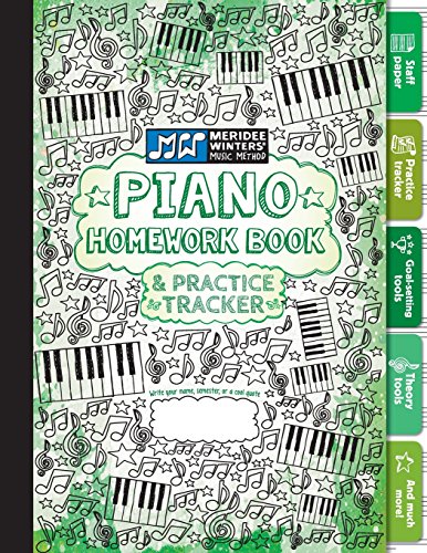 9781943821112: Piano Homework Book and Practice Tracker (Green)