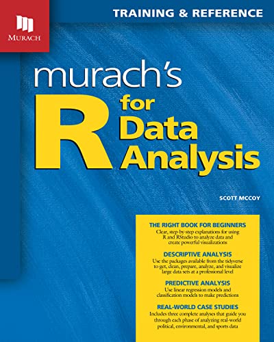 Stock image for Murach's R for Data Analysis [Paperback] Mccoy, Scott for sale by Lakeside Books