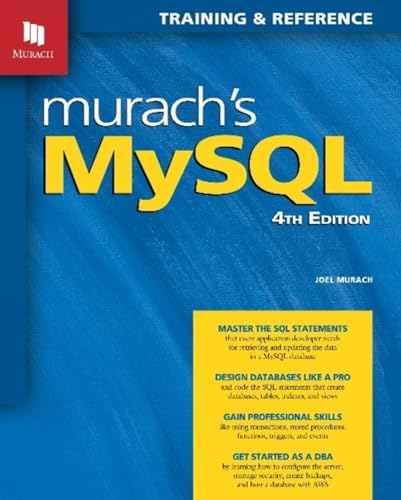 Beispielbild fr Murach's MySQL: Training & Reference zum Verkauf von Revaluation Books