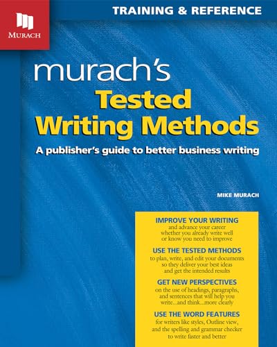 9781943873111: Tested Writing Methods: 1 (Murach's)