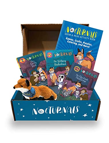 Stock image for The Nocturnals Grow & Read Activity Box: Early Readers, Plush Toy, and Activity Book - Level 13 [Paperback] Hecht, Tracey and Yee, Josie for sale by Lakeside Books