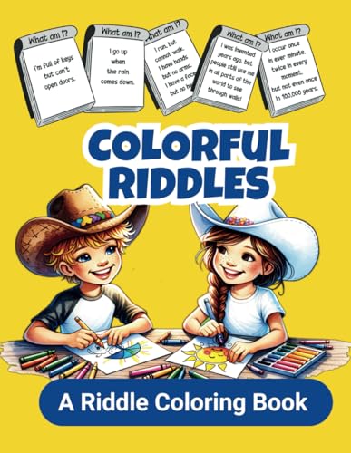Stock image for Colorful Riddles: A Coloring Book for Kids 7 - 10 for sale by GF Books, Inc.