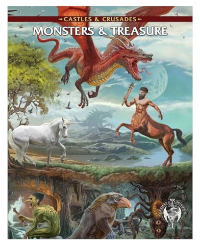 Beispielbild fr Monsters & Treasure 5th Printing, Alternate Cover (Castles & Crusades - Core Rules) zum Verkauf von Noble Knight Games