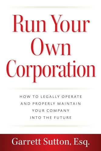Beispielbild fr Run Your Own Corporation (Paperback) zum Verkauf von Grand Eagle Retail