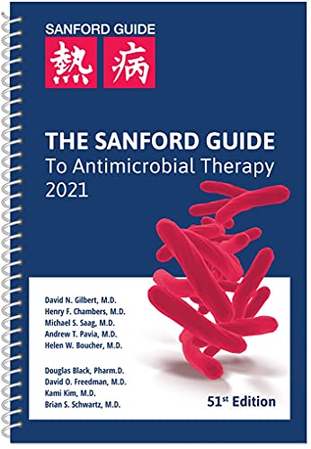 Beispielbild fr The Sanford Guide to Antimicrobial Therapy 2021 zum Verkauf von BooksRun