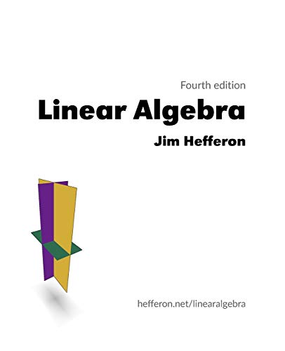Beispielbild fr Linear Algebra zum Verkauf von Reliant Bookstore