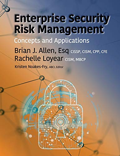 Beispielbild fr Enterprise Security Risk Management: Concepts and Applications zum Verkauf von BooksRun