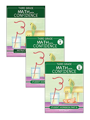 9781944481261: Third Grade Math with Confidence Complete Bundle: Instructor Guide + 2 Student Workbooks: 0