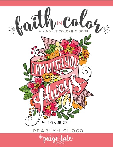 Stock image for Faith in Color: An Adult Coloring Book, Premium Edition (Christian Coloring, Journaling, Lettering and Illustrated Worship) for sale by HPB-Movies