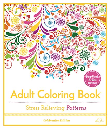 Stock image for Stress Relieving Patterns: Adult Coloring Book, Celebration Edition for sale by Revaluation Books