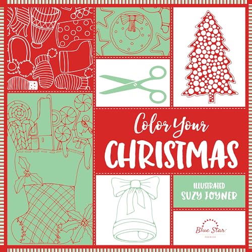 Stock image for Color Your Christmas: A Crafty Christmas Adult Coloring Book for sale by ThriftBooks-Atlanta