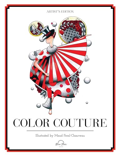Imagen de archivo de Color Couture: A Stress Relieving Adult Coloring Book a la venta por Hennessey + Ingalls