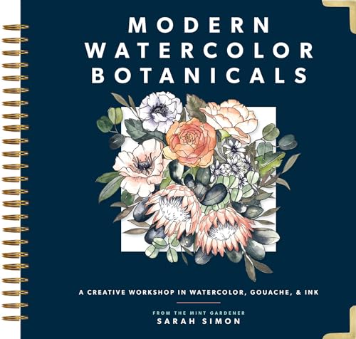 Imagen de archivo de Modern Watercolor Botanicals   A Creative Workshop in Watercolor, Gouache, & Ink a la venta por Revaluation Books
