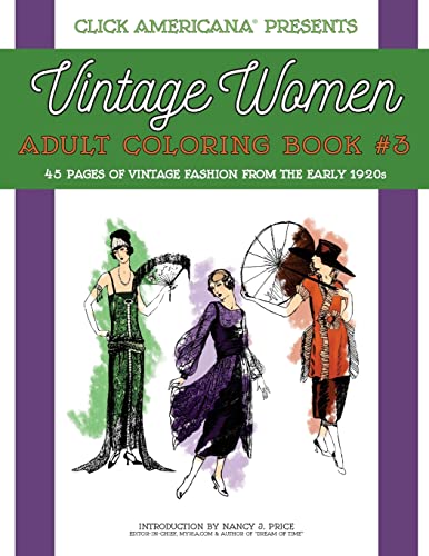 Stock image for Vintage Women: Adult Coloring Book #3: Vintage Fashion from the Early 1920s (Paperback or Softback) for sale by BargainBookStores