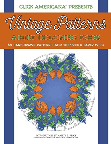 Stock image for Vintage Patterns: Adult Coloring Book: 44 Beautiful Nature-Inspired Vintage Patterns from the Victorian & Edwardian Eras (Paperback or Softback) for sale by BargainBookStores