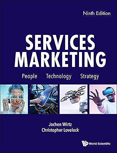 Beispielbild fr SERVICES MARKETING: PEOPLE, TECHNOLOGY, STRATEGY (NINTH EDITION) zum Verkauf von A Team Books