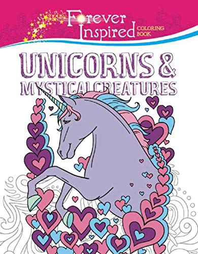 9781944686222: Forever Inspired Coloring Book: Unicorns and Mystical Creatures (Forever Inspired Coloring Books)