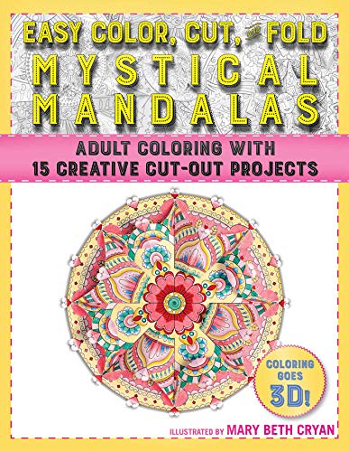 Beispielbild fr Easy Color, Cut, and Fold Mystical Mandalas: 15 Creative Cut-Out Projects for Everyone zum Verkauf von ThriftBooks-Atlanta