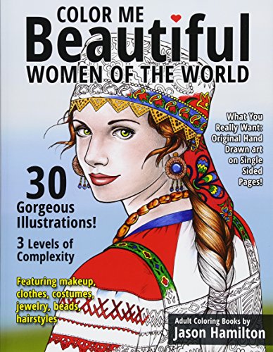 Stock image for Color Me Beautiful, Women of the World: Adult Coloring Book for sale by Reliant Bookstore