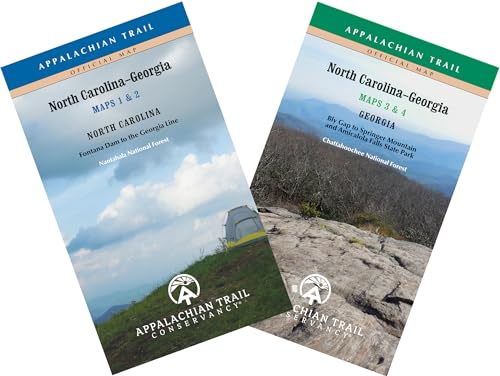 Stock image for Appalachian Trail North Carolina-Georgia Map Set for sale by Revaluation Books