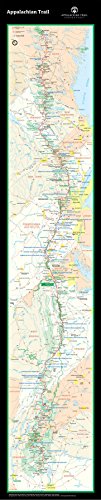 Stock image for Appalachian Trail Strip-Map Poster for sale by Book Deals