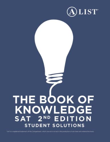 9781944959081: The Book of Knowledge SAT 2nd Edition Student Solutions
