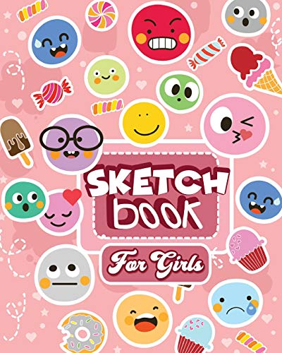 Sketch Book for Girls: Arts and Crafts Drawing Pad with Blank