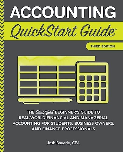 Beispielbild fr Accounting QuickStart Guide: The Simplified Beginner's Guide to Financial & Managerial Accounting For Students, Business Owners and Finance Professionals (QuickStart Guides - Business) zum Verkauf von WorldofBooks