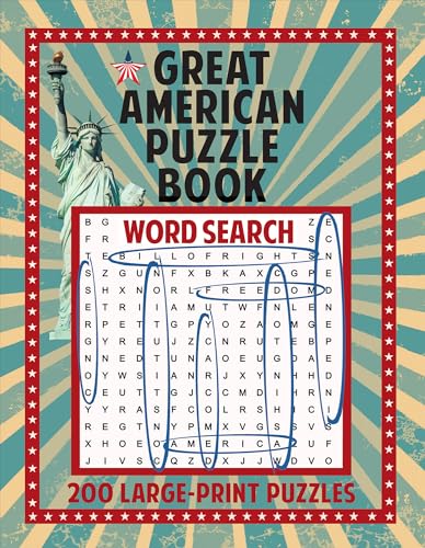 Stock image for Great American Puzzle Book: 200 Large Print Puzzles for sale by ThriftBooks-Dallas
