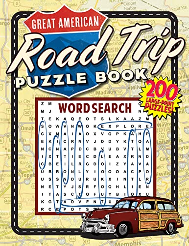 Imagen de archivo de Great American Road Trip Puzzle Book (Great American Puzzle Books) a la venta por SecondSale
