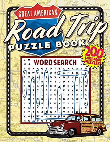 Stock image for Great American Road Trip Puzzle Book (Great American Puzzle Books) for sale by SecondSale