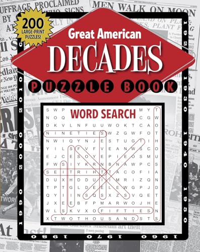 9781945187247: Great American Decades Puzzle Book (Great American Puzzle Books)