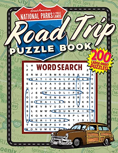 Beispielbild fr Great American National Parks and Other Public Lands Road Trip Puzzle Book (Great American Puzzle Books) zum Verkauf von Wonder Book