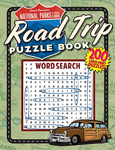 Stock image for Great American National Parks and Other Public Lands Road Trip Puzzle Book (Great American Puzzle Books) for sale by Wonder Book