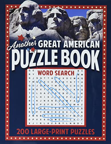 Beispielbild fr Another Great American Puzzle Book (200): 200 Large Print Puzzles (Great American Puzzle Books) zum Verkauf von Books From California