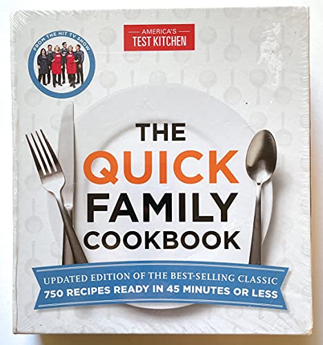 Stock image for America's Test Kitchen Quick Family Cookbook - Upadated Edition for sale by GoldenWavesOfBooks