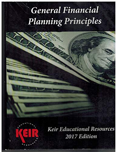 Stock image for General Principles of Financial Planning 2017 for sale by GF Books, Inc.