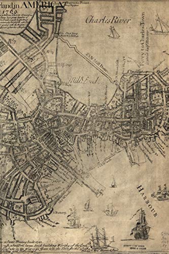 Stock image for A new plan of ye great town of Boston in New England in America with the many additionall buildings & new streets, to the year, 1769: A Poetose . pages/25 sheets) (Poetose Notebooks: Boston) for sale by Revaluation Books