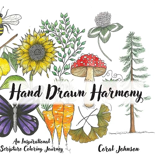 Imagen de archivo de Hand Drawn Harmony - An Inspirational Scripture Coloring Journey a la venta por GreatBookPrices