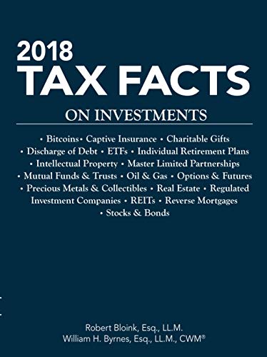 Stock image for 2018 Tax Facts on Investments for sale by HPB-Red
