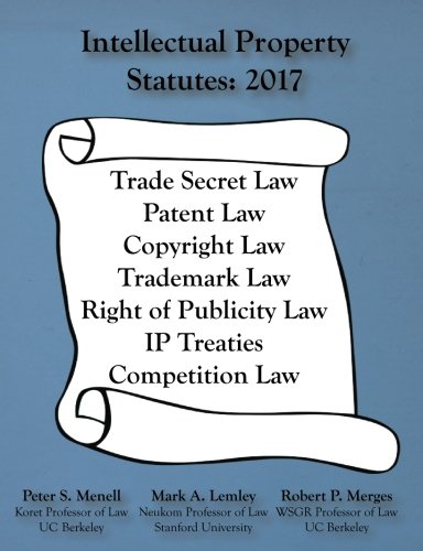 Beispielbild fr Intellectual Property Statutes 2017 zum Verkauf von ThriftBooks-Dallas