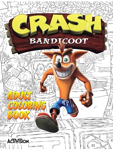 Beispielbild fr Crash Bandicoot Adult Coloring Book zum Verkauf von Better World Books